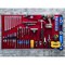 Triton Products (2) Square Hole Pegboards W/ Mounting Hardware, Epoxy Coated 18-Gauge Steel, Red, 18" W x 36" H LB18-R - alternate 2